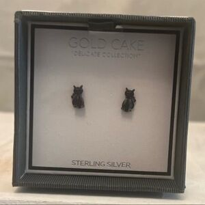 ⚡️Gold Cake Delicate Collection Cat Earring